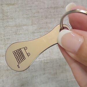 ALDI SHOPPING CART TOKEN KEYCHAIN